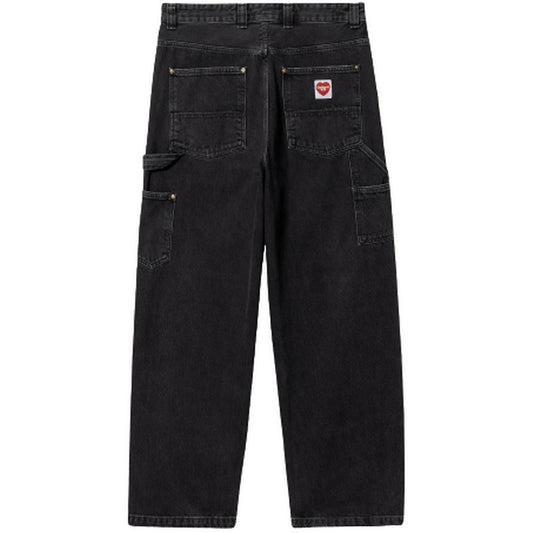 Pantaloni Uomo Carhartt Wip - Nash Dk Pant Cotton Smith Denim - Nero