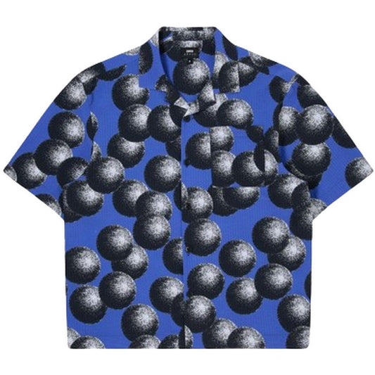 Camicie casual Uomo Edwin - Dots Shirt Ss - Blu