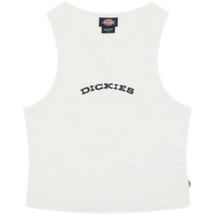Canotte e top Donna Dickies - V Neck Top W - Bianco
