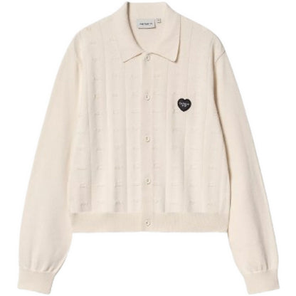 Cardigan Donna Carhartt Wip - W Drewe Cardigan - Bianco