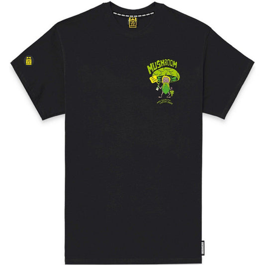 T-shirt Uomo Mushroom - T-Shirt Green Zone - Nero