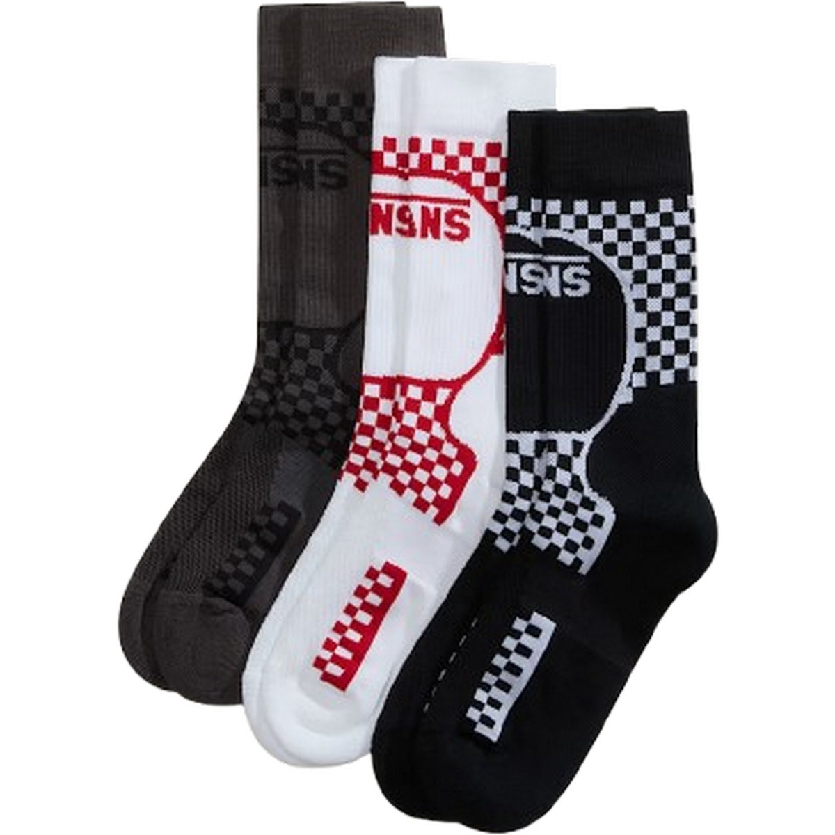 Calze Uomo Vans - A.o.d. Checker Socks - Nero