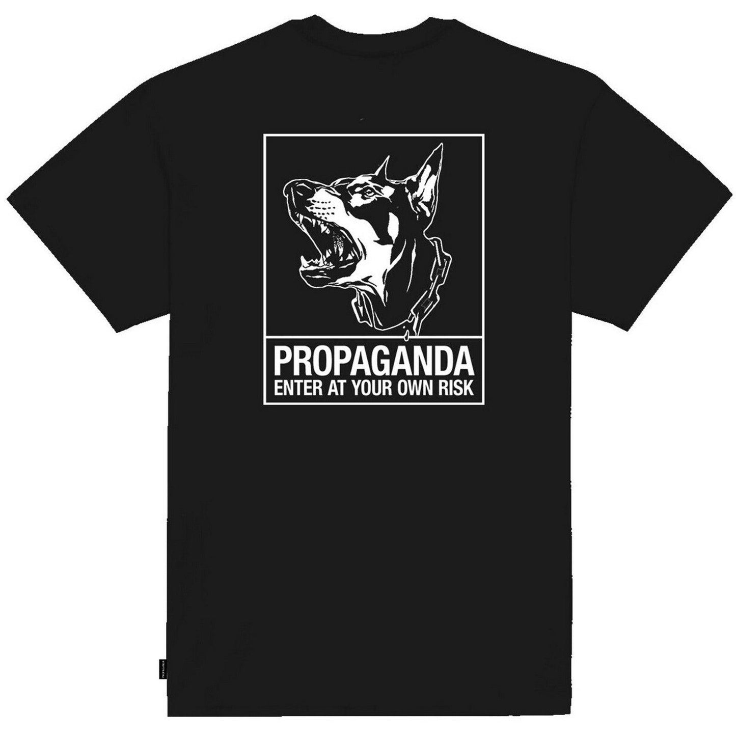 T-shirt Uomo Propaganda - T-Shirt Risk - Nero