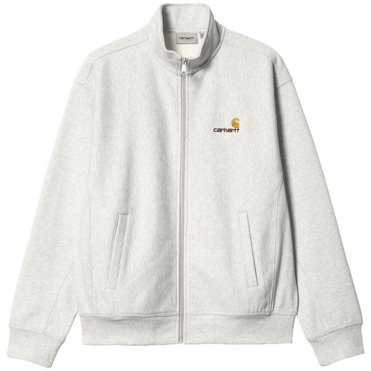 Felpe senza cappuccio Uomo Carhartt Wip - American Script Jacket Cotton/Polyester Sweat - Grigio