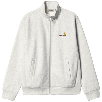 Felpe senza cappuccio Uomo Carhartt Wip - American Script Jacket Cotton/Polyester Sweat - Grigio