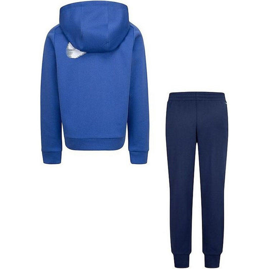 Felpe con cappuccio Bambino Nike - B Nk Df Th Flc Adp Fz Set Black - Blu