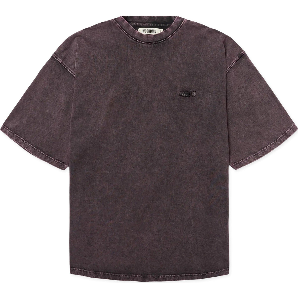 T-shirt Uomo Woodbird - WBBeam Tinted Tee - Viola