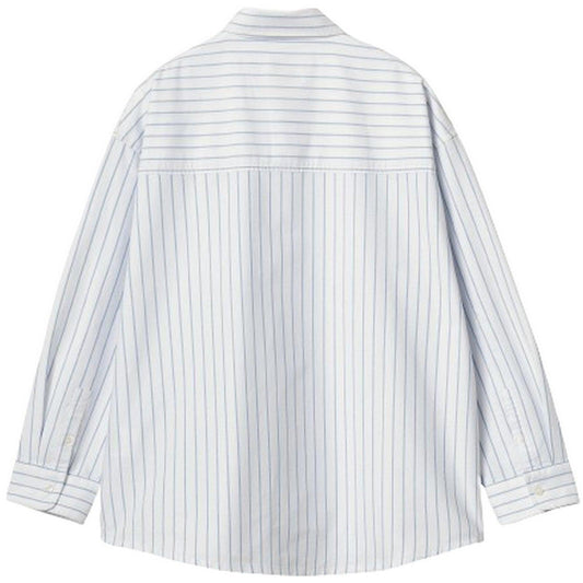 Camicie Donna Carhartt Wip - W' L/S Dowlen Shirt - Bianco