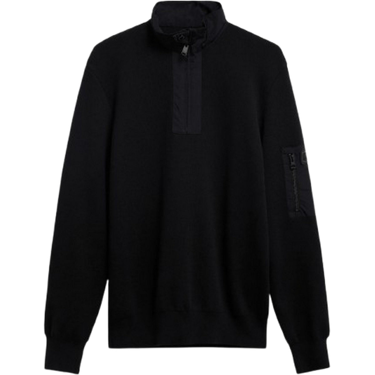 Maglie a manica lunga Uomo Barbour International - Inline Half Zip Jumper - Nero