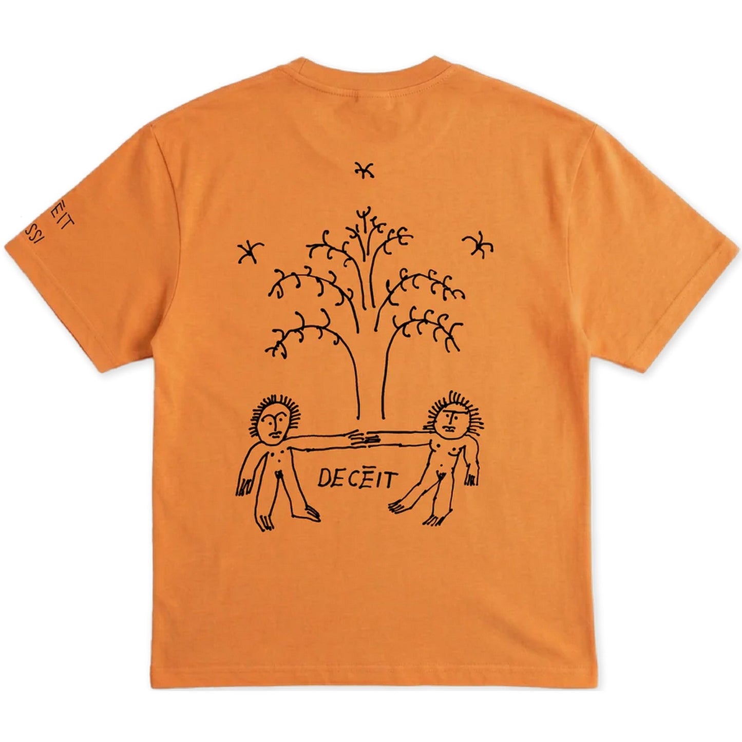 T-shirt Uomo Deceit - Deceit Garden Tee - Arancione