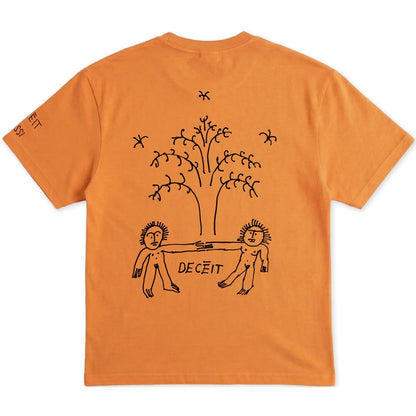 T-shirt Uomo Deceit - Deceit Garden Tee - Arancione