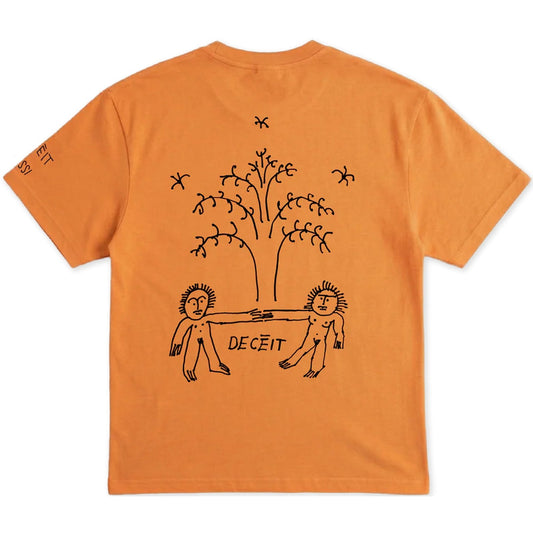 T-shirt Uomo Deceit - Deceit Garden Tee - Arancione