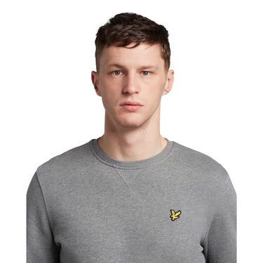 Lyle & Scott Sweats à capuche pour hommes - Sweat-shirt à col rond - Gris