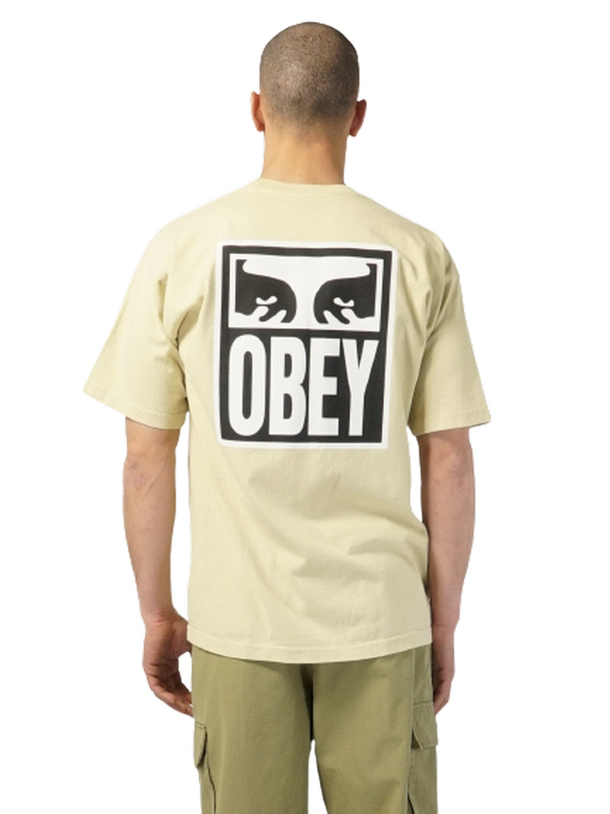 T-shirt Uomo Obey - Obey Eyes Icon 2 Heavyweight Tee - Verde