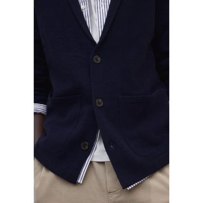 Cardigan Uomo Ecoalf - Albi Knit Man - Blu