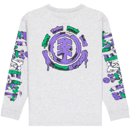 Maglie a manica lunga Bambino Element - Rolling Dead Ls Y - Bianco