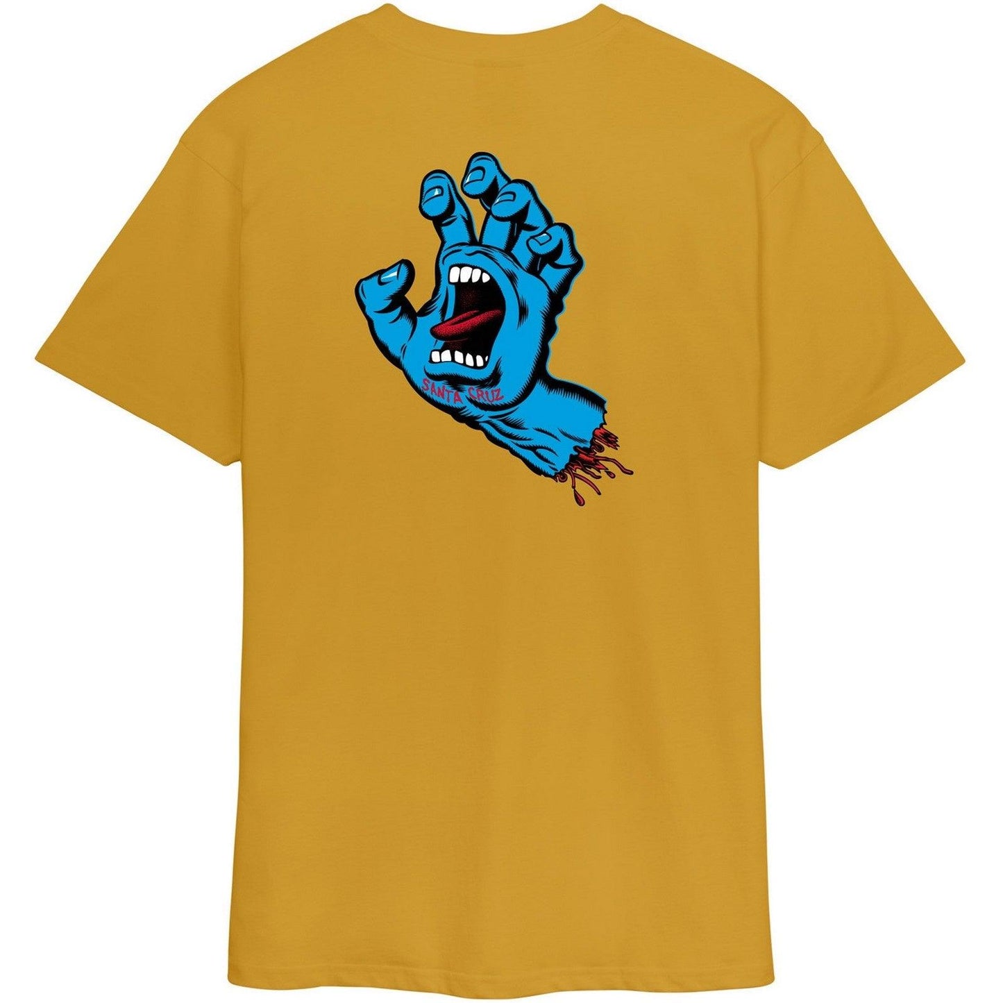 T-shirt Uomo Santa Cruz - Screaming Hand Chest T-Shirt - Oro