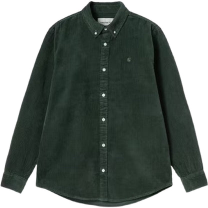 Camicie casual Uomo Carhartt Wip - L/S Madison Cord Shirt - Verde