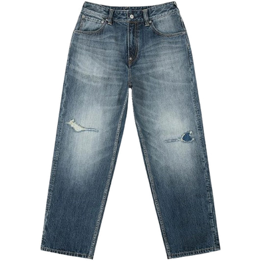 Jeans Uomo Evisu - Ej, Pink Daikoku Ripped Jeans - Blu