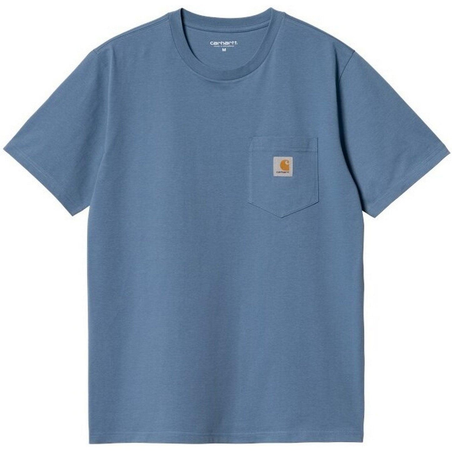 T-shirt Uomo Carhartt Wip - S/S Pocket T-Shirt - Celeste