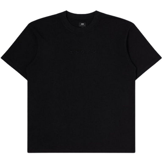 T-shirt Uomo Edwin - Katakana Embroidery Ts - Nero