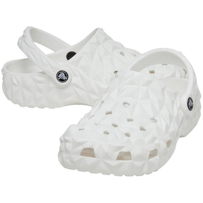 Zoccoli e sabot Unisex Crocs - Classic Geometric Clog - Bianco