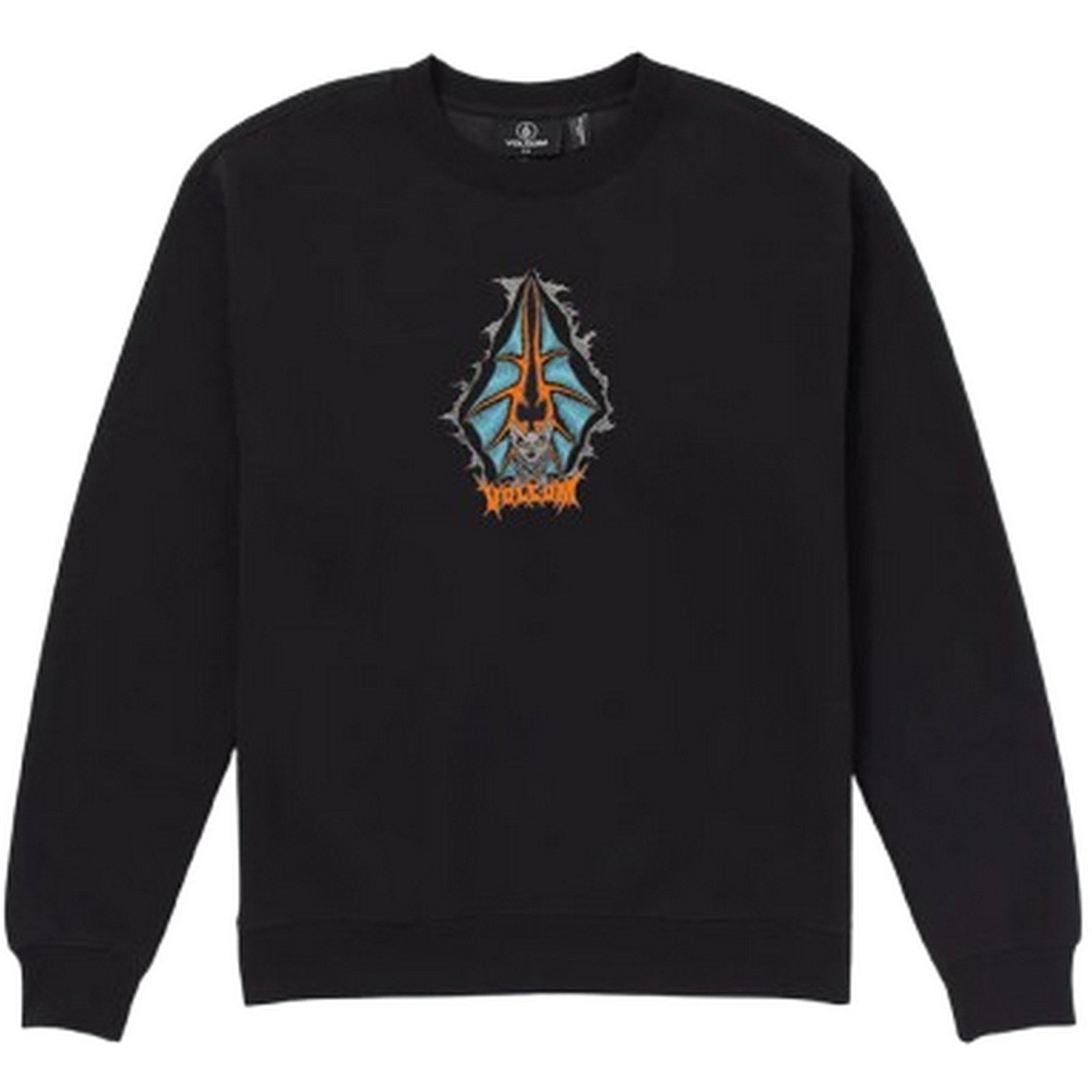 Felpe senza cappuccio Uomo Volcom Watanite Crew Nero MrJam Store