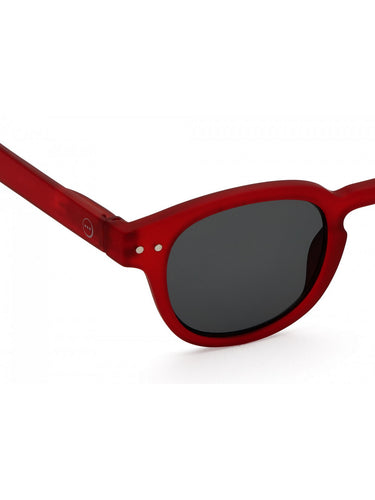Lunettes de soleil pour garçon unisexe Izipizi - Sun Junior Mod.c - Rouge