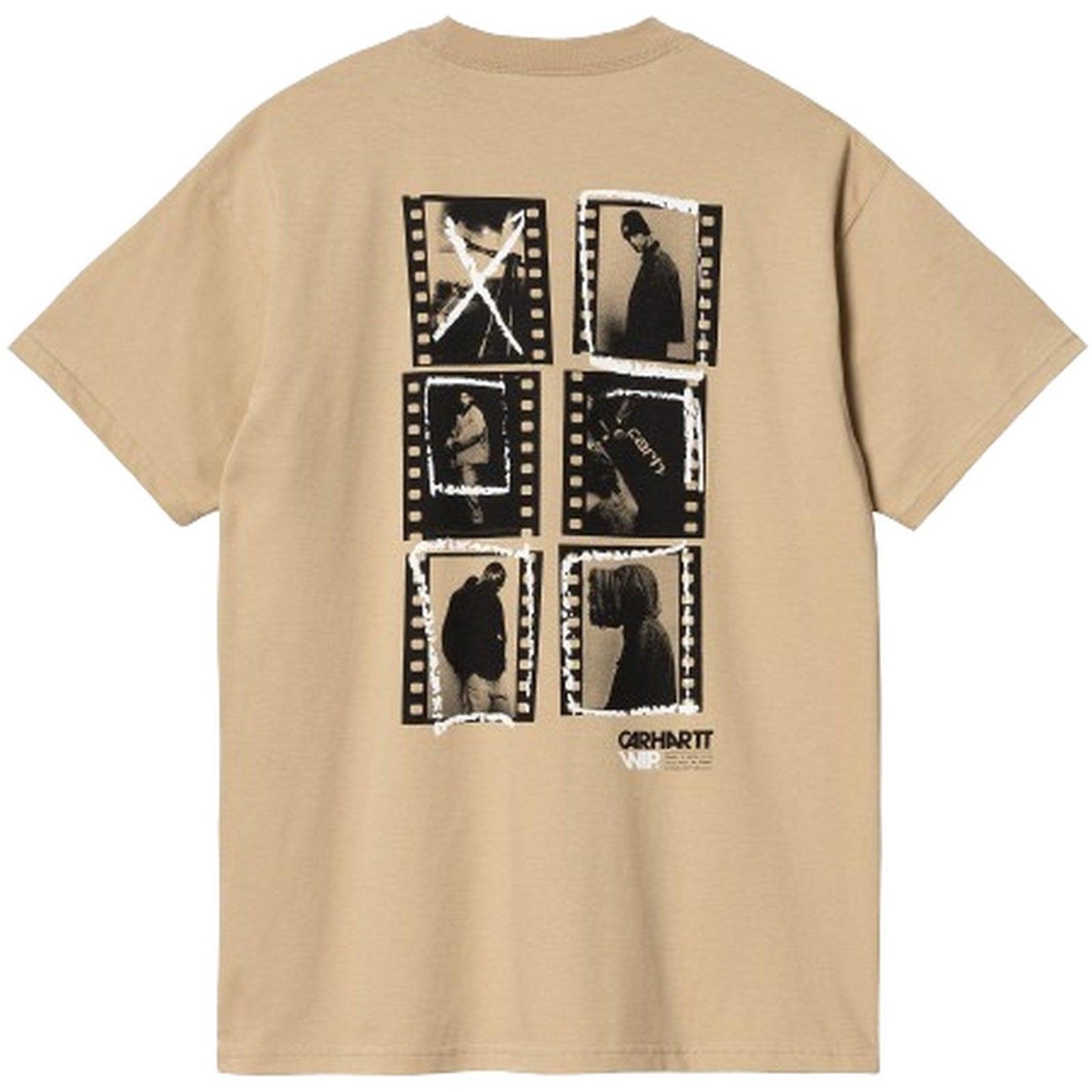 T-shirt Uomo Carhartt Wip - S/S Contact Sheet T-Shirt - Marrone