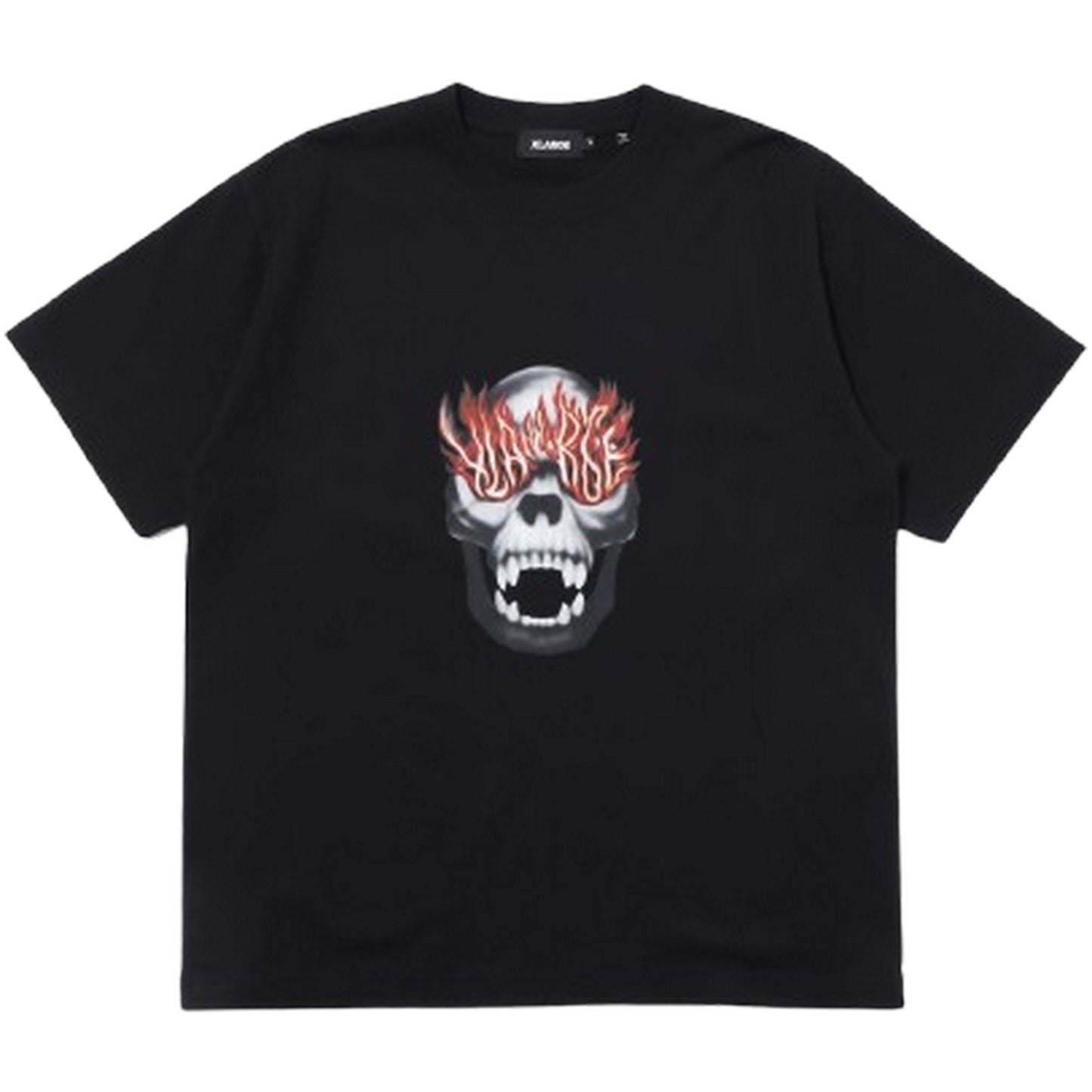 T-shirt Unisex XLarge - Skull In Flames S/S Tee - Nero
