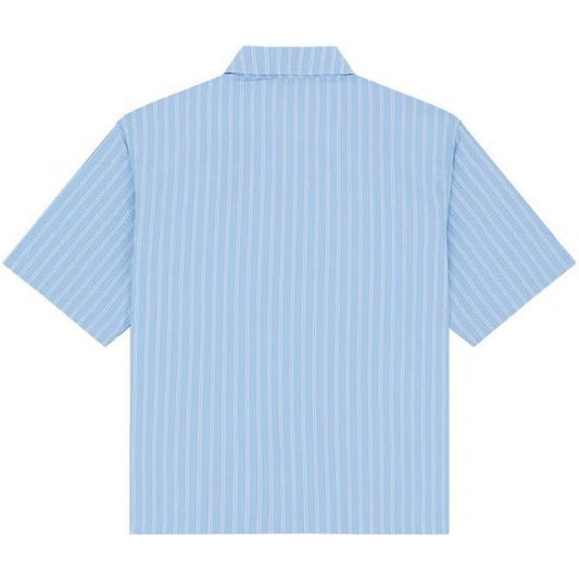 Camicie casual Uomo Dickies - Venedocia Stripe Shirt Ss - Celeste