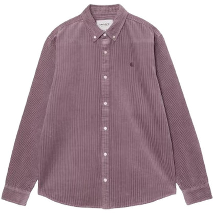 Camicie casual Uomo Carhartt Wip - L/S Madison Cord Shirt - Viola