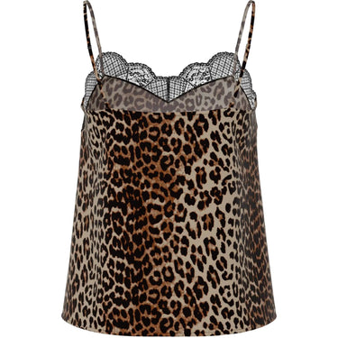 Canotte e top Donna Pieces - Pctiffany Strap Lace Top Noos Bc - Nero