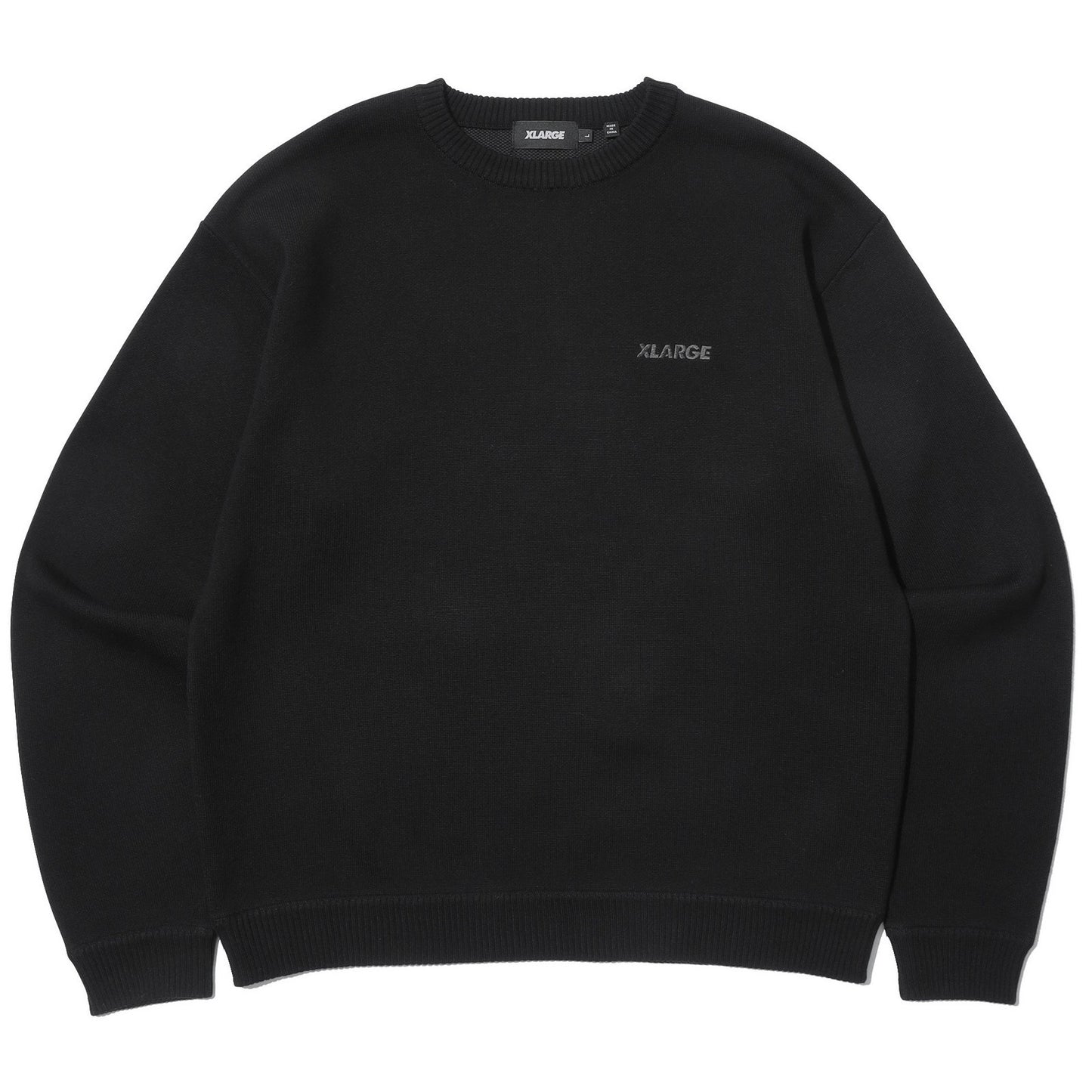 Felpe senza cappuccio Unisex XLarge - Backside Og Crewneck Knit - Nero