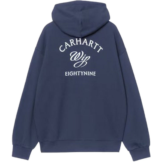 Felpe con cappuccio Uomo Carhartt Wip - Hooded Eightynine Sweat Jacket - Blu