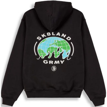 Felpe con cappuccio Uomo Grmy - Grimey X Sk8Land Vintage Hoodie - Nero