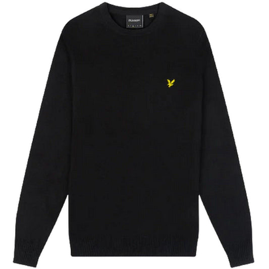 Maglioni Uomo Lyle & Scott - Crew Neck Cotton Merino Jumper - Nero