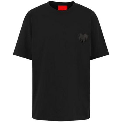 T-shirt Uomo Vision of Super - T-Shirt With Embroidered Logo - Nero