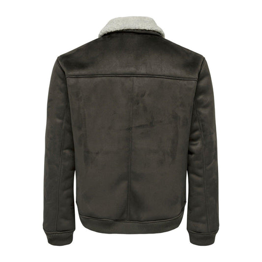 Giubbotti Uomo Only & Sons - Onsthor Fake Suede Jacket Otw - Marrone