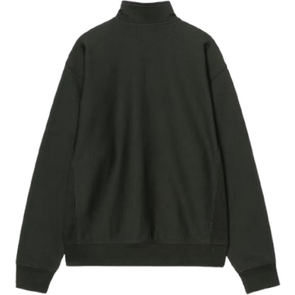 Felpe senza cappuccio Uomo Carhartt Wip - Half Zip American Script Sweat - Verde