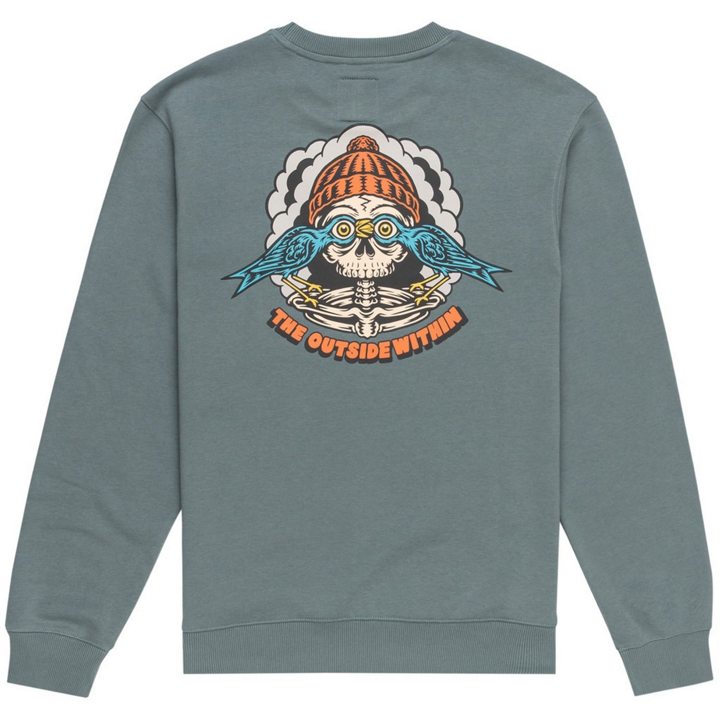 Felpe senza cappuccio Uomo Element - Birds Eye Crew - Grigio