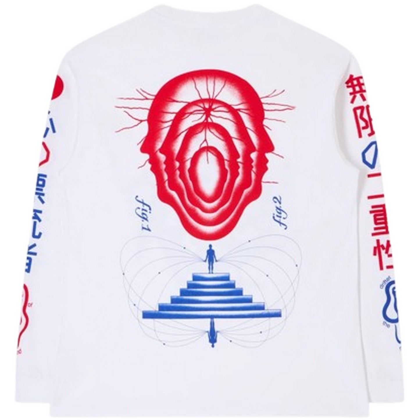 Maglie a manica lunga Uomo Edwin - Mind Drifter Ts Ls - Bianco