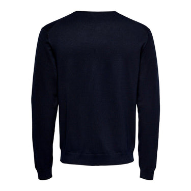 Only & Sons Men's Sweaters - Onswyler Life Ls Crew Knit Noos - Blue