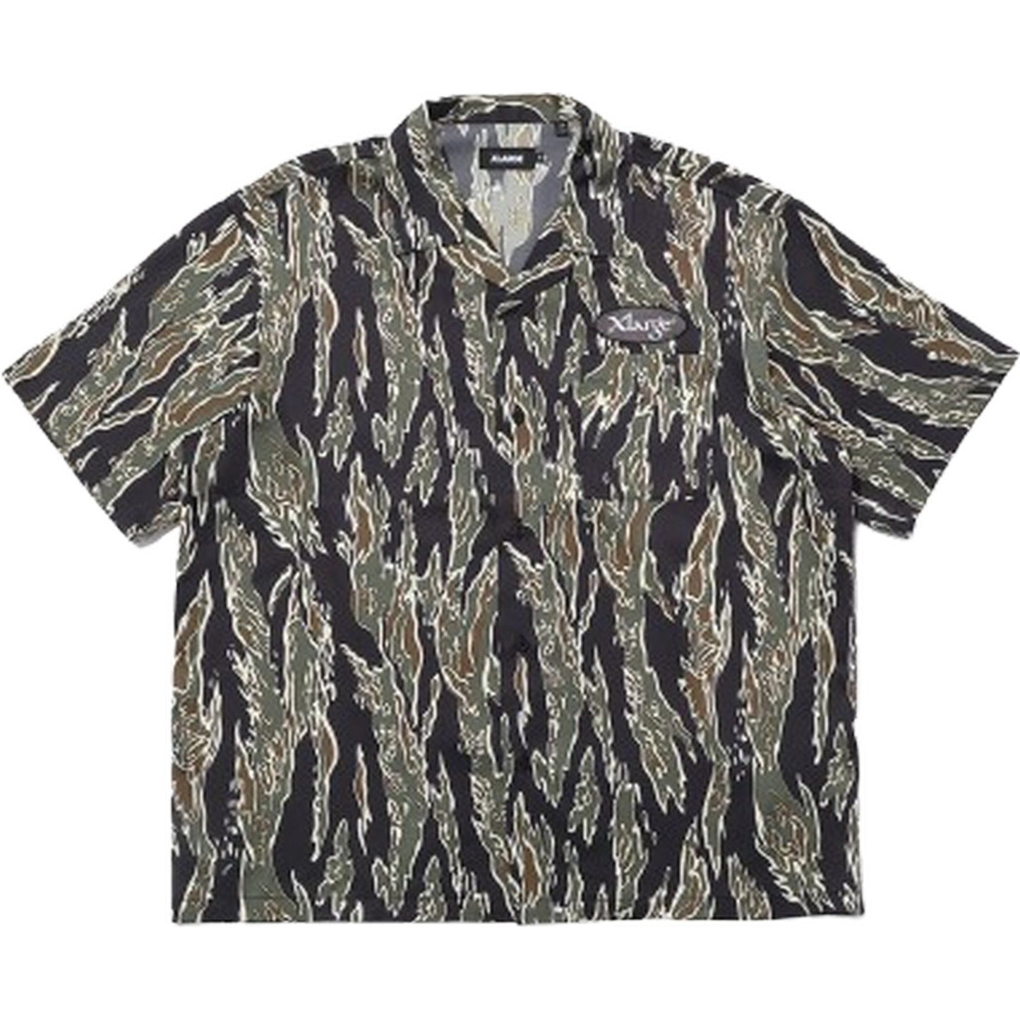 Camicie casual Unisex XLarge - Camp Shirt - Verde