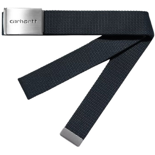 Cinture Unisex Carhartt Wip - Clip Belt Chrome - Blu