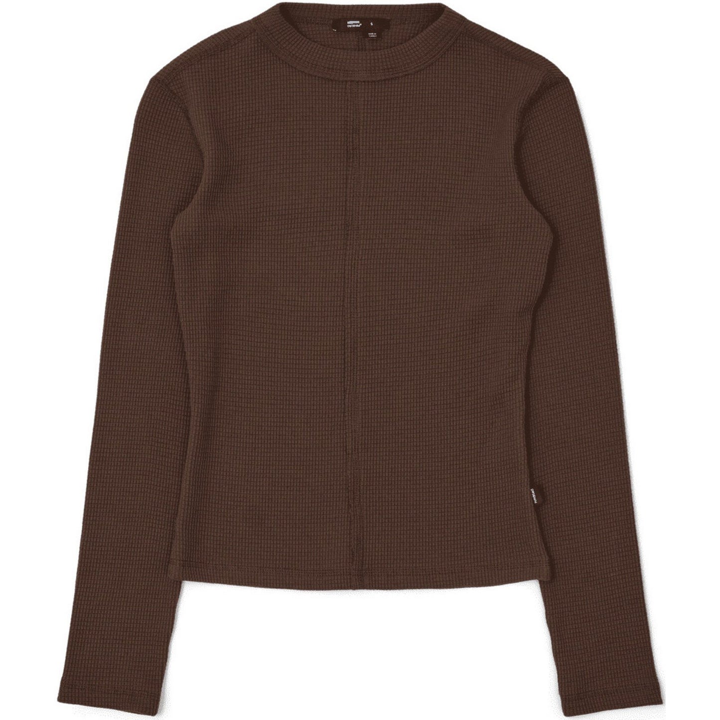 Canotte e top Donna DrDenim - Stella Waffle Top - Marrone