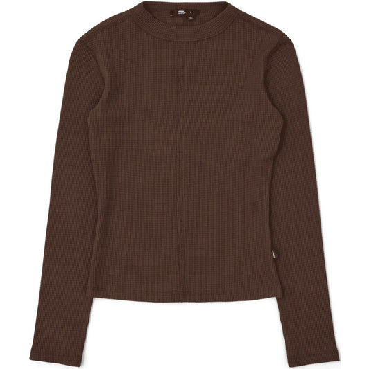 Canotte e top Donna DrDenim - Stella Waffle Top - Marrone