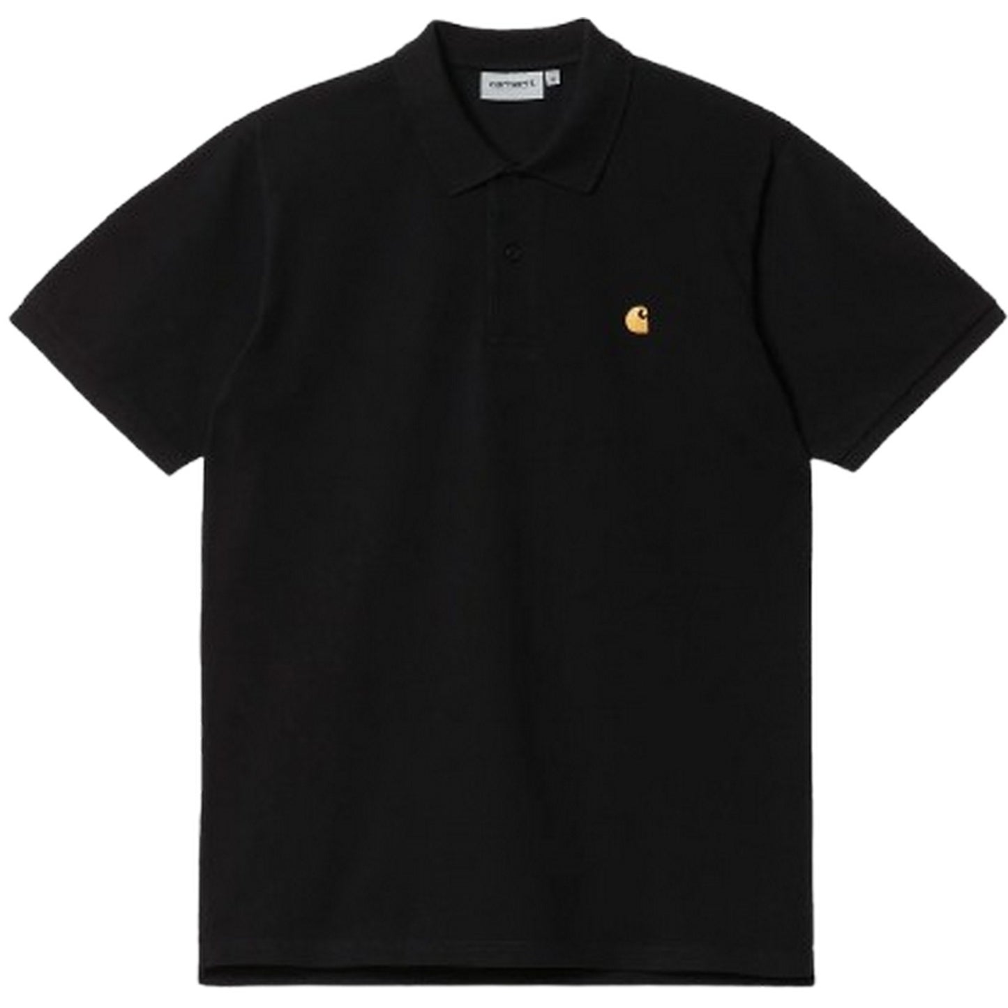 Polo Uomo Carhartt Wip - S/S Chase Pique Polo - Nero