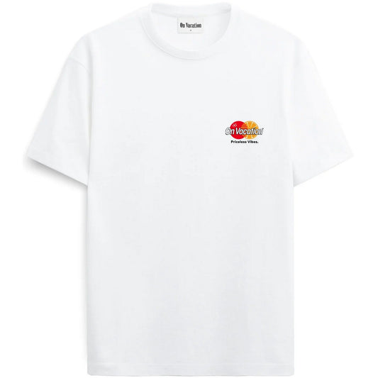 T-shirt Uomo ON VACATION - Priceless Vibes T-Shirt - Bianco