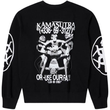 Edwin Sweats à capuche pour hommes - Sweat Kamasutra - Noir